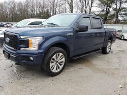 Salvage cars for sale at North Billerica, MA auction: 2018 Ford F150 Supercrew