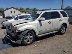 Salvage cars for sale at York Haven, PA auction: 2008 Ford Escape Limited