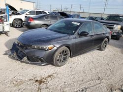 Salvage cars for sale at Haslet, TX auction: 2022 Honda Civic Sport