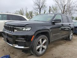 Salvage cars for sale at Bridgeton, MO auction: 2021 Jeep Grand Cherokee L Limited