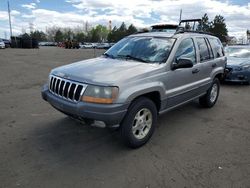 Jeep salvage cars for sale: 2001 Jeep Grand Cherokee Laredo