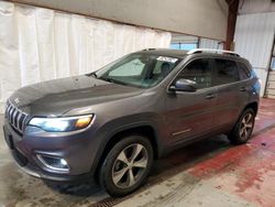 Vehiculos salvage en venta de Copart Angola, NY: 2019 Jeep Cherokee Limited