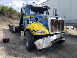 Salvage trucks for sale at Riverview, FL auction: 2020 Peterbilt 348