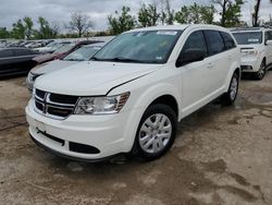 Salvage cars for sale from Copart Bridgeton, MO: 2014 Dodge Journey SE