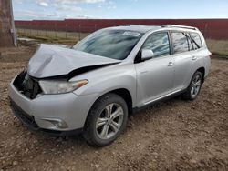 Salvage cars for sale at Rapid City, SD auction: 2011 Toyota Highlander Limited