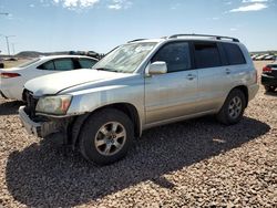 Salvage cars for sale from Copart Phoenix, AZ: 2004 Toyota Highlander Base
