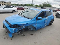 Salvage cars for sale at Wilmer, TX auction: 2016 Ford Focus RS