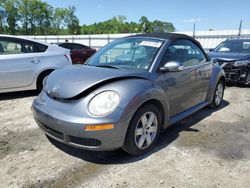 Salvage cars for sale at Spartanburg, SC auction: 2007 Volkswagen New Beetle Convertible Option Package 1