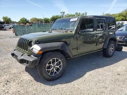 Salvage cars for sale at Riverview, FL auction: 2022 Jeep Wrangler Unlimited Sport