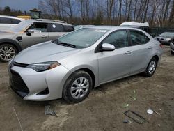 2018 Toyota Corolla L en venta en Candia, NH