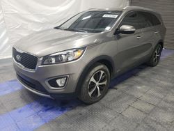 Salvage cars for sale from Copart Dunn, NC: 2016 KIA Sorento EX
