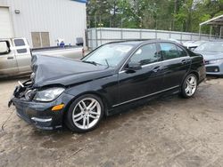 Salvage cars for sale at Austell, GA auction: 2013 Mercedes-Benz C 300 4matic