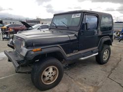 Jeep Wrangler salvage cars for sale: 1989 Jeep Wrangler / YJ Laredo