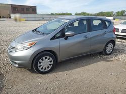 Salvage cars for sale from Copart Kansas City, KS: 2015 Nissan Versa Note S