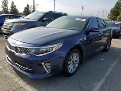 Salvage cars for sale from Copart Rancho Cucamonga, CA: 2018 KIA Optima LX