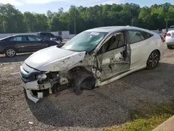 Buy Salvage Cars For Sale now at auction: 2018 Honda Civic EX