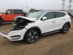 Salvage cars for sale from Copart Elgin, IL: 2017 Hyundai Tucson Limited