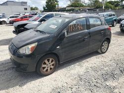 Salvage cars for sale from Copart Opa Locka, FL: 2014 Mitsubishi Mirage ES