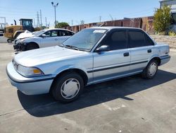 Salvage cars for sale at Wilmington, CA auction: 1992 Toyota Corolla DLX