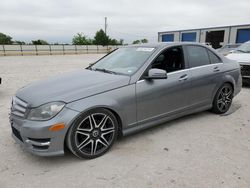 Salvage cars for sale at Haslet, TX auction: 2013 Mercedes-Benz C 250