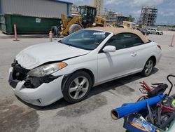 Salvage cars for sale at New Orleans, LA auction: 2006 Toyota Camry Solara SE