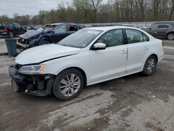 Salvage cars for sale at Ellwood City, PA auction: 2015 Volkswagen Jetta TDI