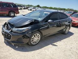 Salvage cars for sale at San Antonio, TX auction: 2019 Chevrolet Cruze LT