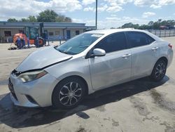 Salvage cars for sale from Copart Orlando, FL: 2015 Toyota Corolla L