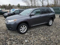 Toyota Highlander salvage cars for sale: 2013 Toyota Highlander Base