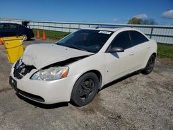 Salvage cars for sale from Copart Mcfarland, WI: 2008 Pontiac G6 Base