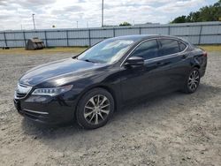 Salvage cars for sale at Sacramento, CA auction: 2015 Acura TLX