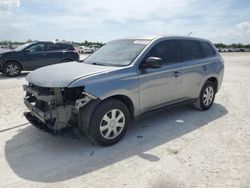 Salvage cars for sale at Arcadia, FL auction: 2014 Mitsubishi Outlander ES