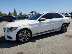 Vehiculos salvage en venta de Copart Rancho Cucamonga, CA: 2018 Mercedes-Benz C300