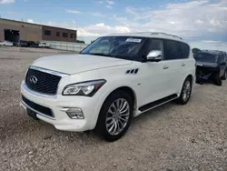 Infiniti salvage cars for sale: 2017 Infiniti QX80 Base