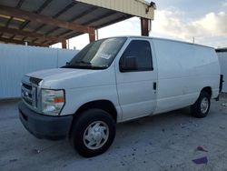 Salvage cars for sale from Copart Homestead, FL: 2013 Ford Econoline E350 Super Duty Van