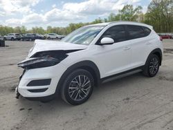 Salvage cars for sale at Ellwood City, PA auction: 2021 Hyundai Tucson Limited