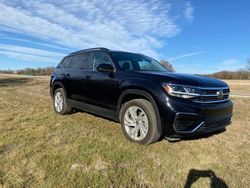 Salvage cars for sale at Grand Prairie, TX auction: 2021 Volkswagen Atlas SE