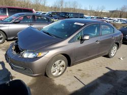 Honda salvage cars for sale: 2013 Honda Civic LX