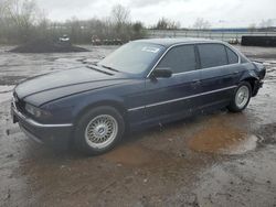 BMW 740 IL salvage cars for sale: 2001 BMW 740 IL