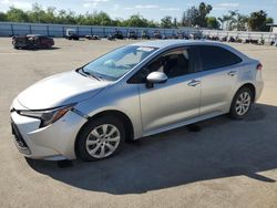 Salvage cars for sale at Fresno, CA auction: 2021 Toyota Corolla LE