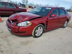 Chevrolet salvage cars for sale: 2014 Chevrolet Impala Limited LT