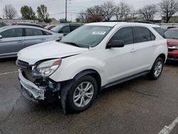 Salvage cars for sale at Moraine, OH auction: 2017 Chevrolet Equinox LT