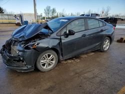 Salvage cars for sale from Copart Pekin, IL: 2017 Chevrolet Cruze LT