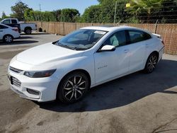 Salvage cars for sale at San Martin, CA auction: 2018 Chevrolet Malibu LT