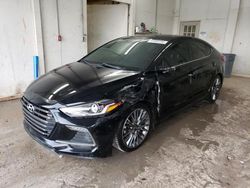 Salvage cars for sale from Copart Madisonville, TN: 2017 Hyundai Elantra Sport