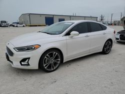 Salvage cars for sale at Haslet, TX auction: 2020 Ford Fusion Titanium