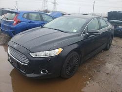 Salvage cars for sale at Elgin, IL auction: 2014 Ford Fusion Titanium