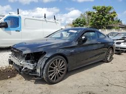 Salvage cars for sale at Opa Locka, FL auction: 2019 Mercedes-Benz C 43 AMG