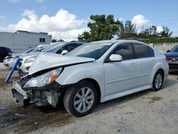 Vehiculos salvage en venta de Copart Opa Locka, FL: 2012 Subaru Legacy 2.5I Premium