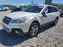 Salvage cars for sale from Copart Wayland, MI: 2014 Subaru Outback 2.5I Limited